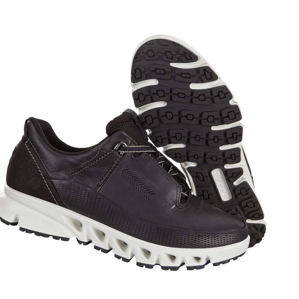 Women's Ecco Multi-vent Outdoor Sneakers Black | Canada 226XYU